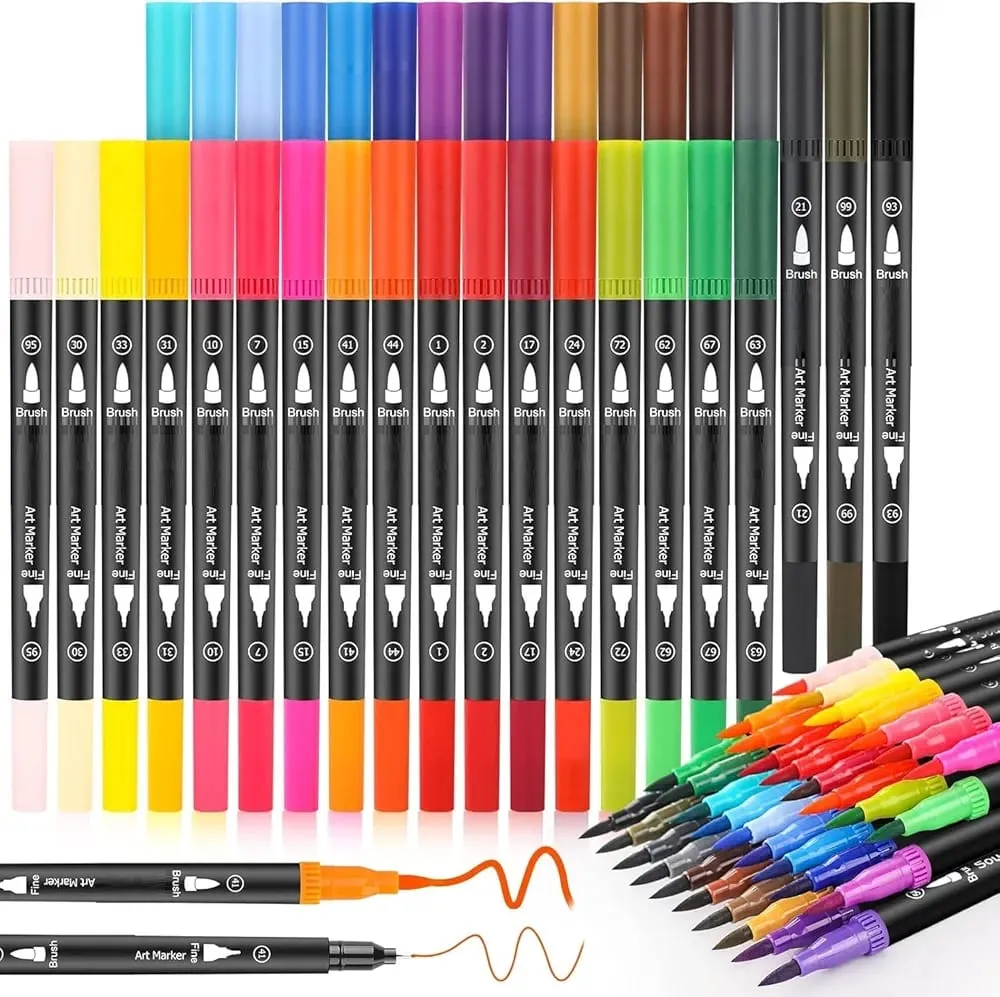 Brush With Fine Tip Pen G99